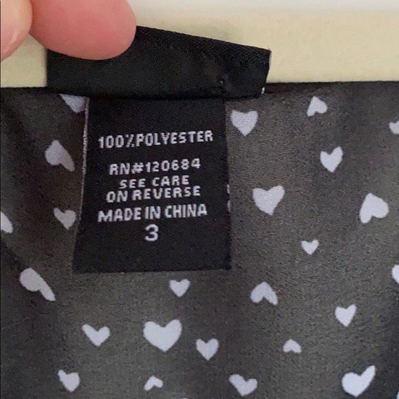 Chiffon Blouse with Hearts - Picture 9 of 9